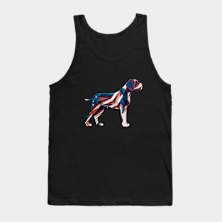 Pointer dog 4th of July Tank Top
